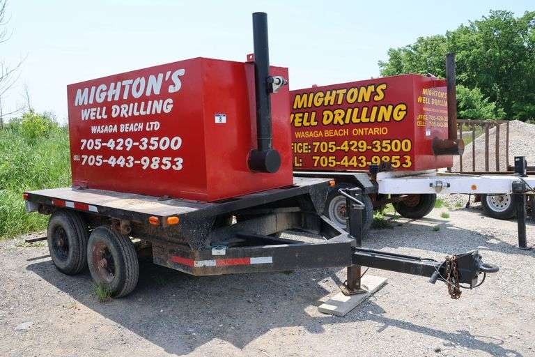 2009 HOMEBUILT TANDEM AXLE WATER TRAILER