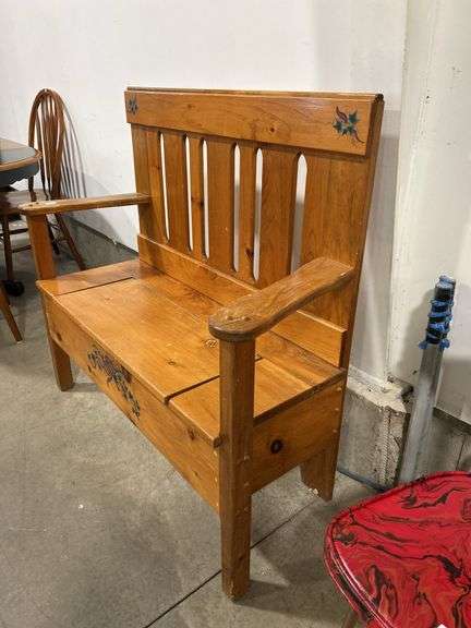 DEACONS BENCH - 45"X17"X42"