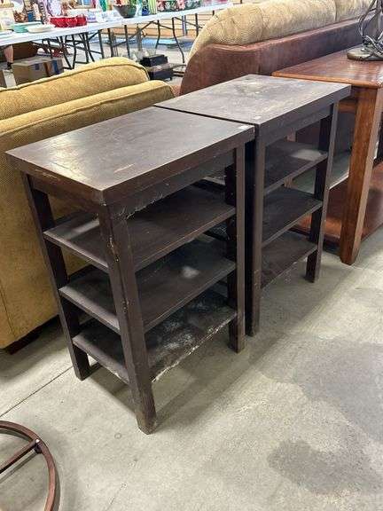 TWO LAMP TABLES - 20"X16"X31"
