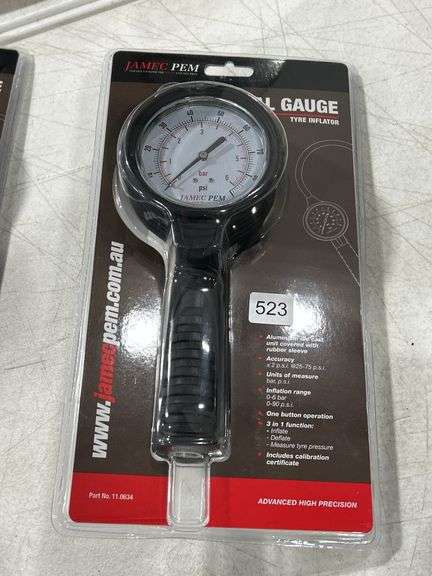 NEW JAMEC PEM DIAL GAUGE TIRE INFLATOR