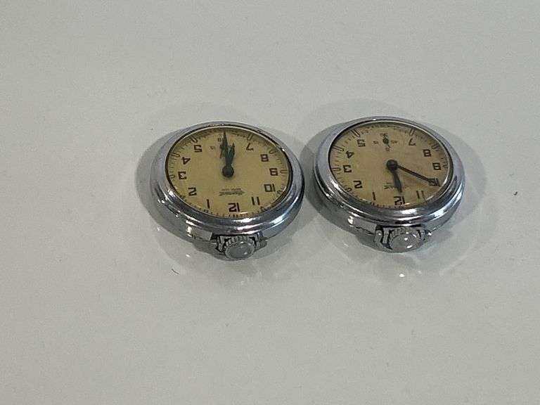 2 INGERSOLL MAPLE LEAF POCKET WATCHES - NOT WORKING