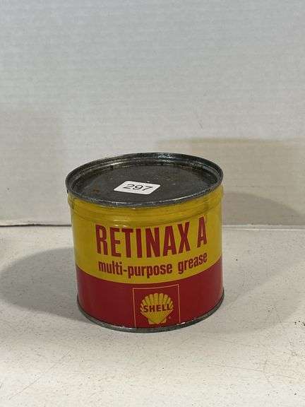 SHELL RETINAX A GREASE POUND CAN - FULL