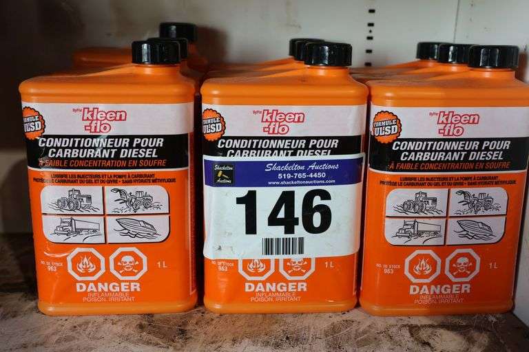 9 - 1L KLEEN-FLO LOW SULPHUR DIESEL FUEL CONDITIONER - FULL