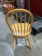 FOUR HOOP BACK CHAIRS