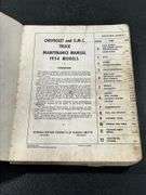1954 CHEVROLET & GMC TRUCKS MAINTENANCE MANUAL