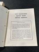 1977 & 1978 OLDSMOBILE SERVICE MANUALS