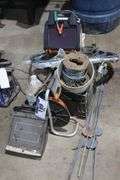 GALLAGHER FENCE ENERGIZER, WIRING, BARBED WIRE ETC.