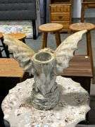 PLASTER GARGOYLE PLANTER - 20"X18"