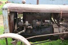 ALLIS CHALMERS E 20-35 TRACTOR ON STEEL