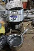 PROPANE BURNER, POTS & CAMPING DISHES