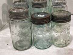 GROUP OF ASSORTED FRUIT JARS