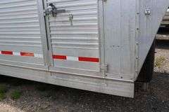 2008 EBY 20' ALUMINUM 5TH WHEEL STOCK TRAILER