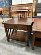 COFFEE TABLE AND TWO SIDE TABLES