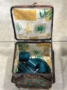 PICNIC BASKET WITH PLATES, MUGS & CUTLERY
