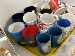 LARGE GROUP OF MUGS