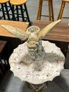 PLASTER GARGOYLE PLANTER - 20"X18"