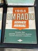1964 & 1965 GM PARTS CATALOGUES & 1964 GM RADIO SERVICE MANUALS