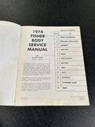 1978 & 2-1979 CHEVROLET FISHER BODY SERVICE MANUALS