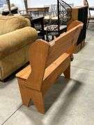 WOODEN BENCH - 32"X19"X33"