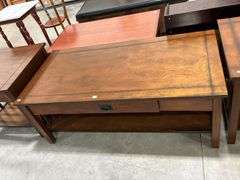 COFFEE TABLE AND TWO SIDE TABLES