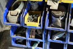 ROLLING TOOL CADDY SHELF WITH CONTENTS