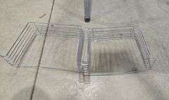 2 WIRE PUZZLE HOLDERS & 9 PUZZLES - ALL COMPLETE