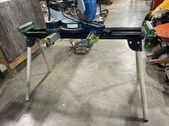 MASTERCRAFT HAWKEYE 10" SLIDING COMPOUND MITRE SAW & STAND