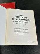 3- 1970 & 2 - 1971 CHEVROLET FISHER BODY SERVICE MANUALS