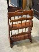TWO MAGAZINE RACKS - 16"X12"X26"