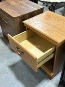 OAK NIGHTSTAND - 16"X19"X18"