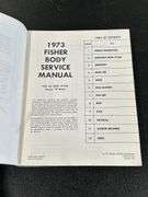 2-1972 & 3-1973 CHEVROLET FISHER BODY SERVICE MANUALS