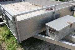 2017 MILLROAD 6'X12' SINGLE AXLE LADSCAPE TRAILER