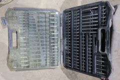 TOOLBOX WITH CONTENTS, BIT & HOLE SET
