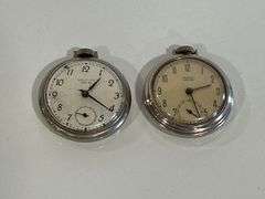 2 WESTCLOX POCKET BEN POCKET WATCHES - NOT WORKING