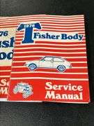 2 - 1976 & 1 - 1977 CHEVROLET FISHER BODY SERVICE MANUALS