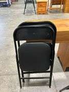 EIGHT FOLDING CHAIRS