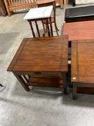 COFFEE TABLE AND TWO SIDE TABLES