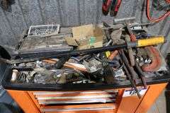 KUBOTA ROLLING TOOL CABINET WITH CONTENTS