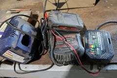 BATTERY OPTIMIZER & ASSORTED BATTERY CHARGERS