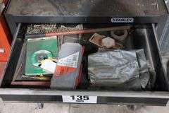 STANLEY ROLLING TOOL CART & CONTENTS