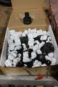 METAL TOOLBOX & REPLACEMENT TEETH FOR MULCHER (LOT #24)