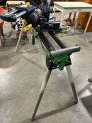 MASTERCRAFT HAWKEYE 10" SLIDING COMPOUND MITRE SAW & STAND