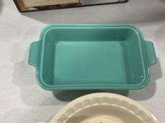 PIE PLATE & 2 SERVING DISHES
