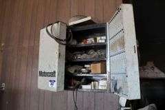 WALL TOOL CABINET & CONTENTS