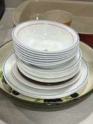 CORELLE PLATES & BOWLS, CERAMIC SERVING BOWL & CASSEROLE DISH