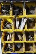 ROLLING TOOL CADDY SHELF WITH CONTENTS