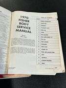 3- 1970 & 2 - 1971 CHEVROLET FISHER BODY SERVICE MANUALS