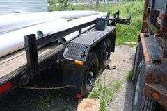 1977 HOMEBUILT TANDEM AXLE 20' PIPE TRAILER