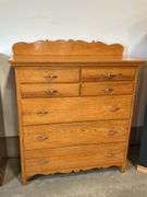 PINE CHEST OF DRAWERS - 46"X20"X55"