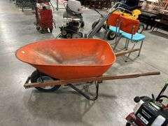 METAL WHEELBARROW